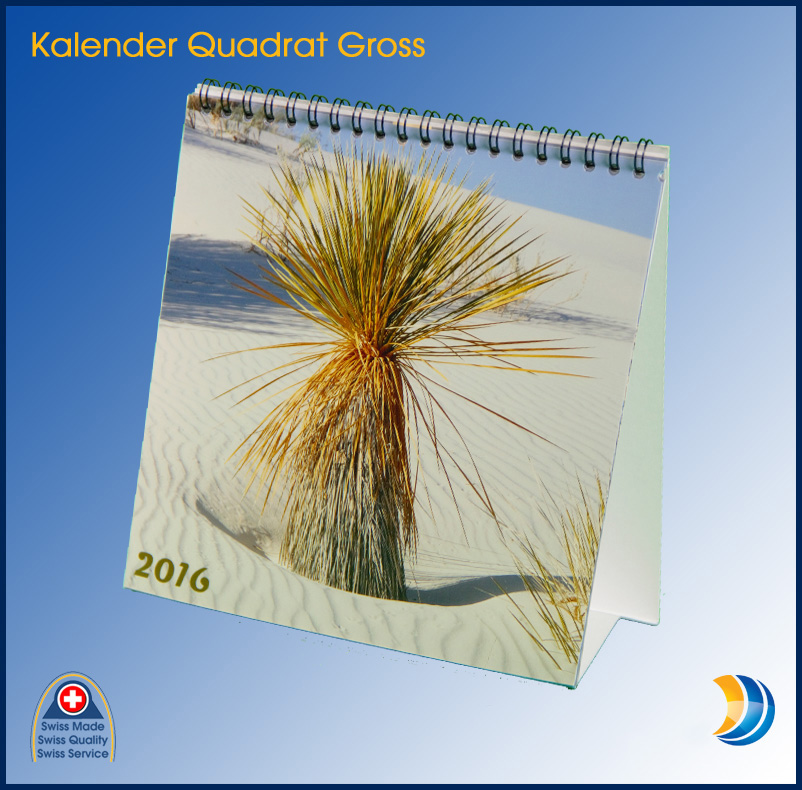 Tischkalender Quadrat Gross Expert Foto